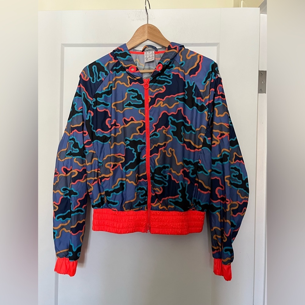 Adidas x Stella McCartney Stellasport Abstract Graphic Print Training Jacket M
